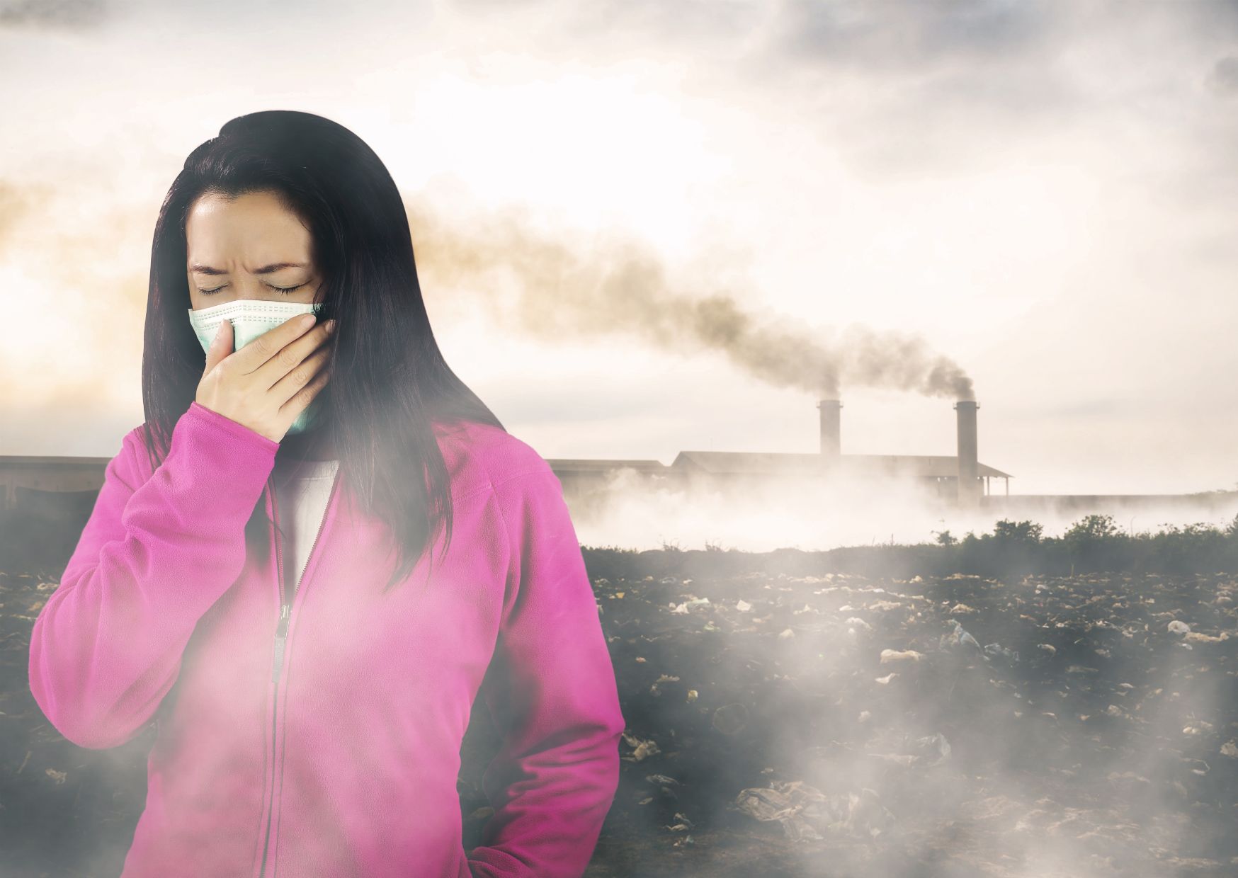 大気汚染PM2.5の肌への影響とは?